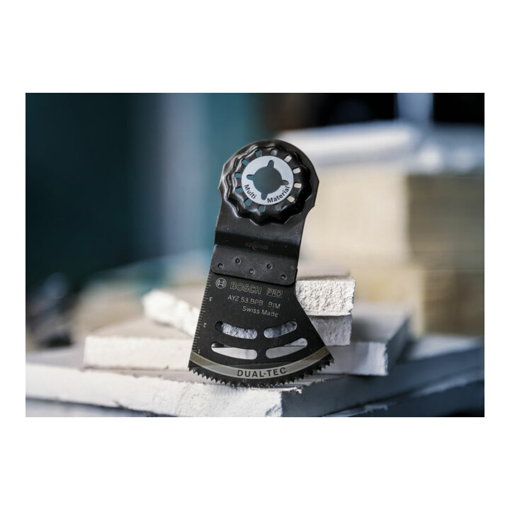 Bosch PRO AYZ 53 BPB Dual-Tec Blatt für Multifunktionswerkzeuge, 53 x 40 mm, 5-tlg.