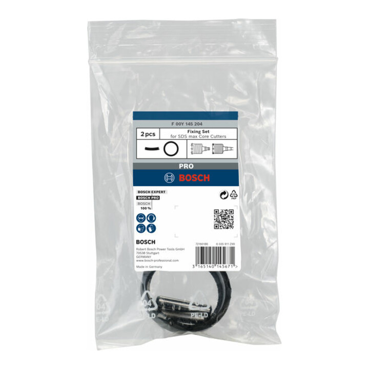 Bosch PRO Befestigungsset für SDS max Bohrkrone, 5 x 25 mm, 2-tlg.