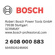 Bosch PRO Brosse de rechange