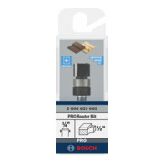 Bosch PRO Bündigfräser, obenliegendes Führungskugellager, Ø 1/2" x L 3/8", Schaft 1/4"-2