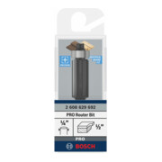 Bosch PRO Bündigfräser, untenliegendes Führungskugellager, Ø 1/2" x L 1", Schaft 1/4"-2