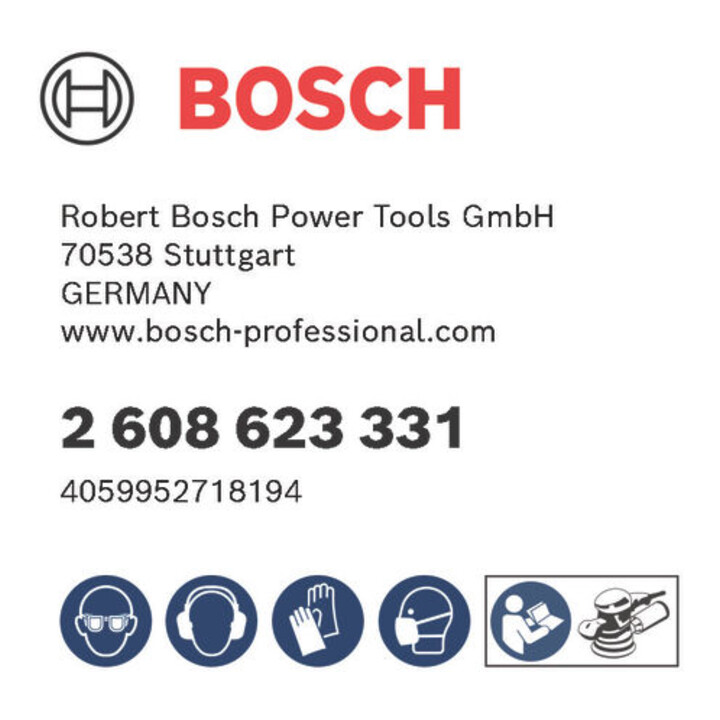 Bosch PRO C355 Schleifblatt, 93 230 mm, K80/120/180/240/320/400/600/1.200, 30 Stk.