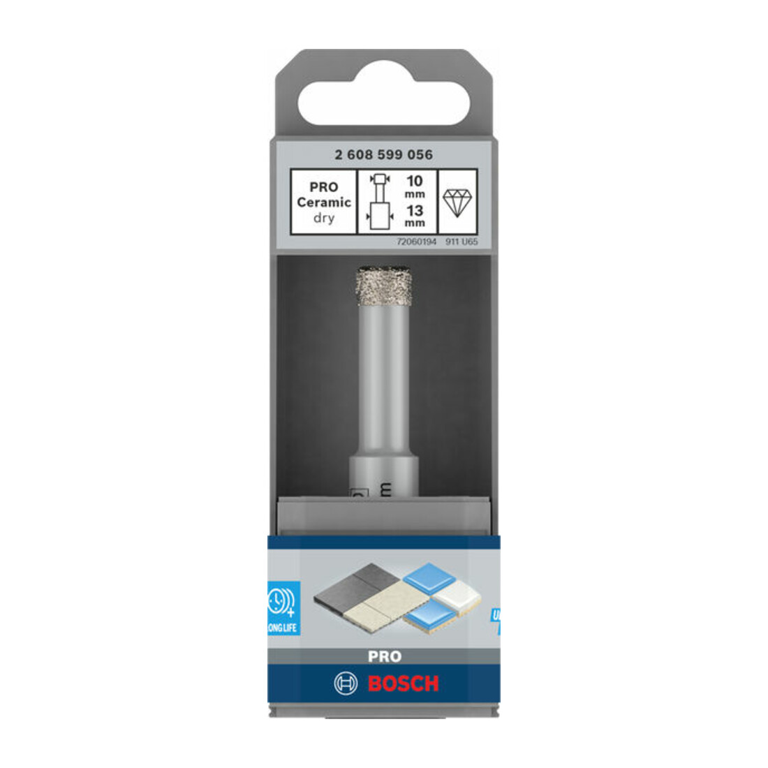 Bosch PRO Ceramic dry Bohrer, 10 x 33 x 13 mm