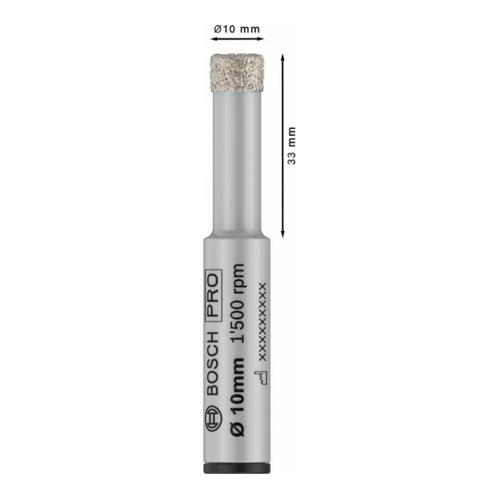 Bosch PRO Ceramic dry Bohrer, 10 x 33 x 13 mm