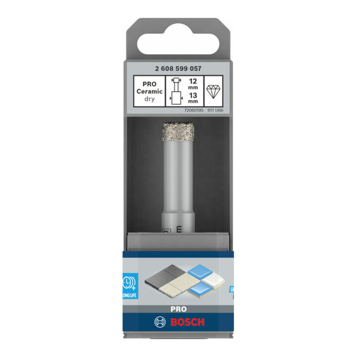 Bosch PRO Ceramic dry Bohrer, 12 x 33 x 13 mm