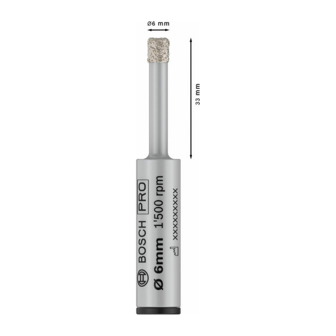 Bosch PRO Ceramic dry Bohrer, 6 x 33 x 13 mm