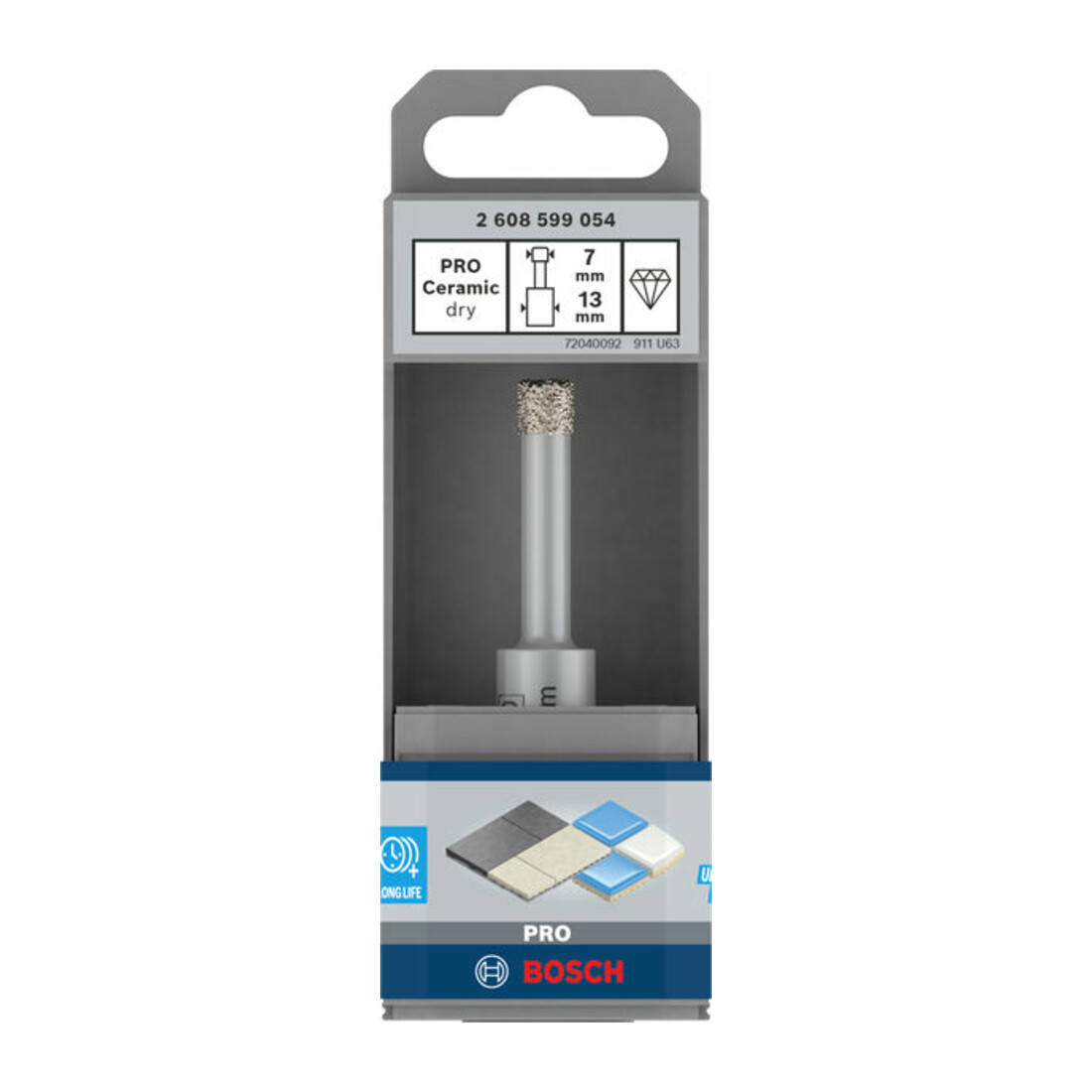 Bosch PRO Ceramic dry Bohrer, 7 x 33 x 13 mm