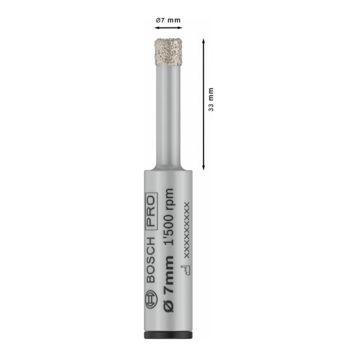 Bosch PRO Ceramic dry Bohrer, 7 x 33 x 13 mm