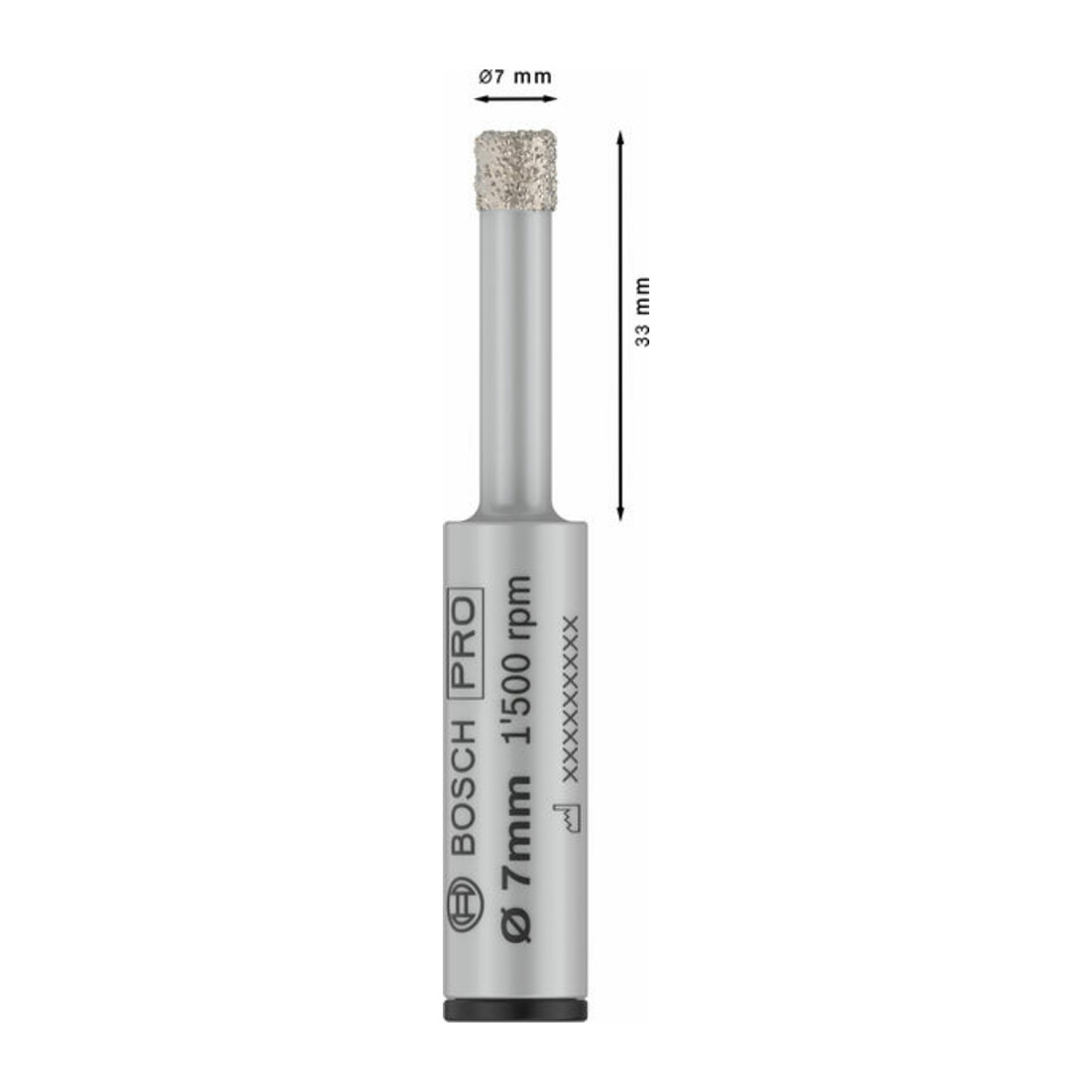 Bosch PRO Ceramic dry Bohrer, 7 x 33 x 13 mm