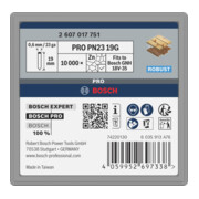 Bosch PRO Clous G-Pin PN23, 0,65/23 g, galvanisés, 19 mm, 10 000 pcs-2