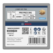 Bosch PRO Clous G-Pin PN23, 0,65/23 g, galvanisés, 30 mm, 10 000 pcs-2