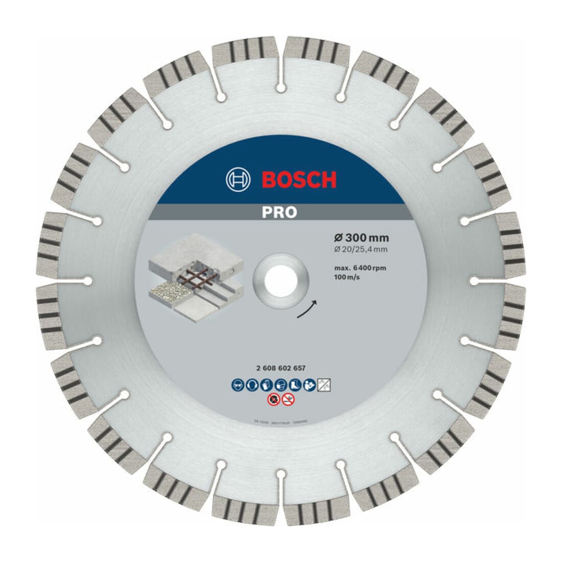 Bosch PRO Concrete Diamanttrennscheibe 20,00/25,40