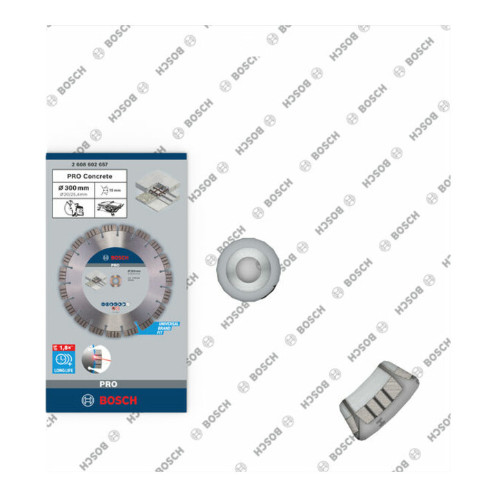 Bosch PRO CONCRETE diamantzaagblad 300 x 20,00/25,40 x 2,8 x 15 mm