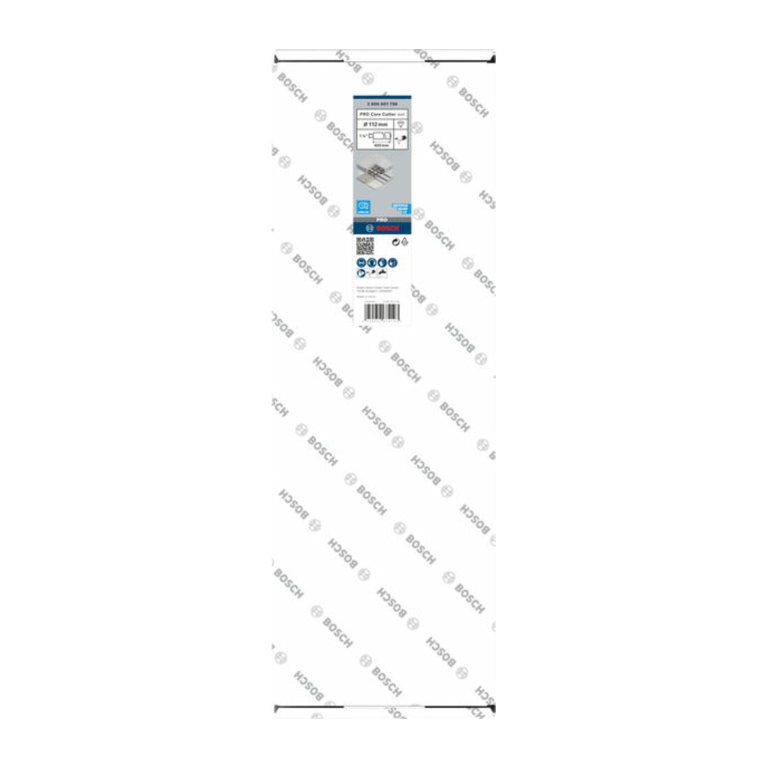 Bosch PRO Couronne trépan humide, 112 x 450 mm, 1 1/4" UNC