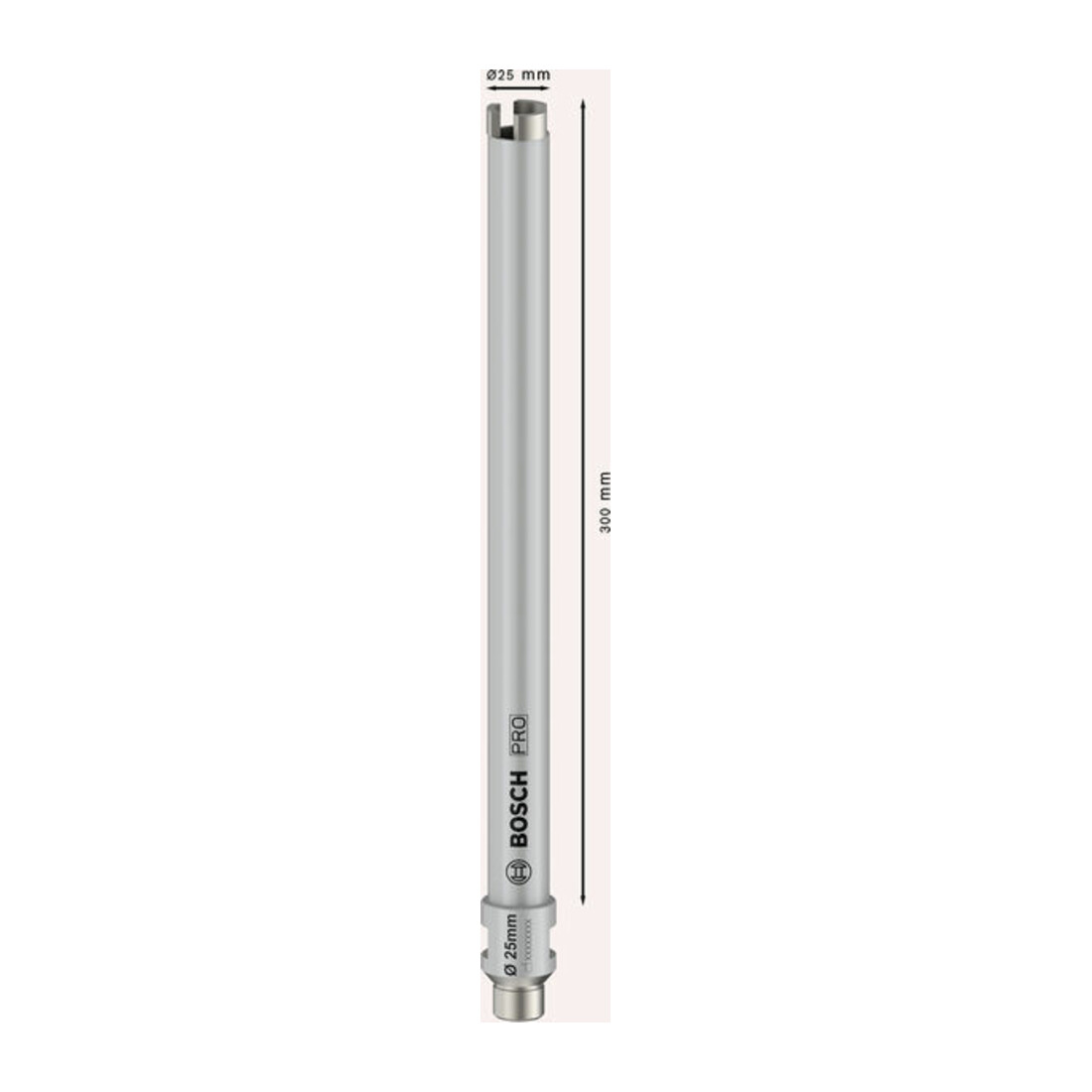 Bosch PRO Couronne trépan humide, 25 x 300 mm, G 1/2"