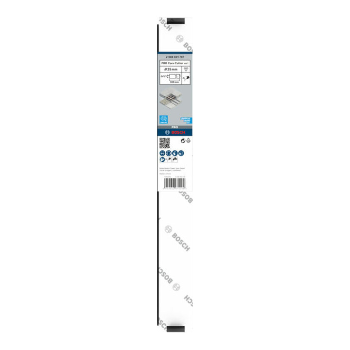 Bosch PRO Couronne trépan humide, 25 x 300 mm, G 1/2"
