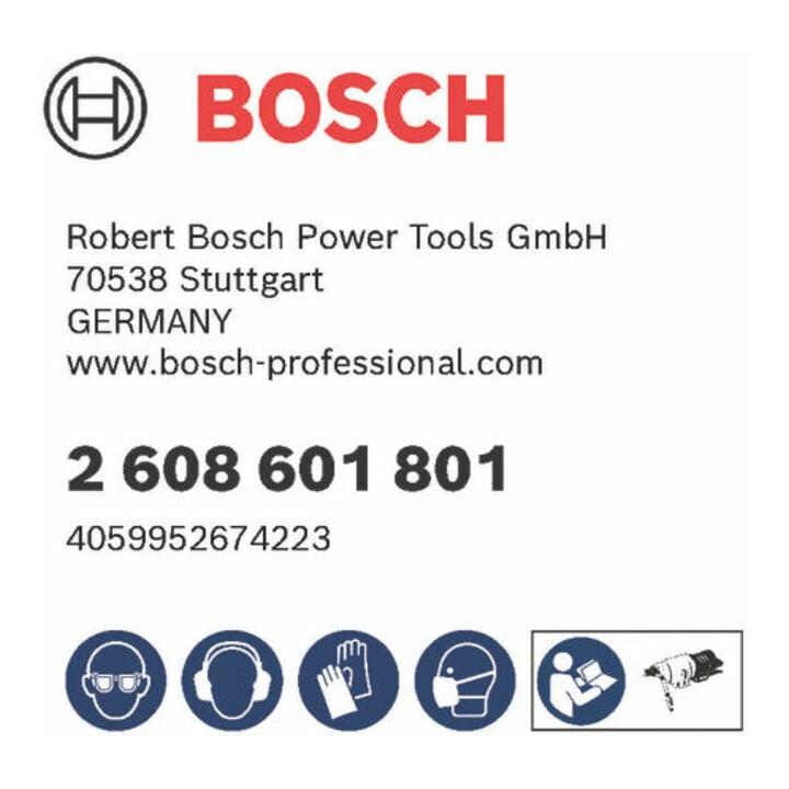 Bosch PRO Couronne trépan humide, 250 x 450 mm, 1 1/4" UNC