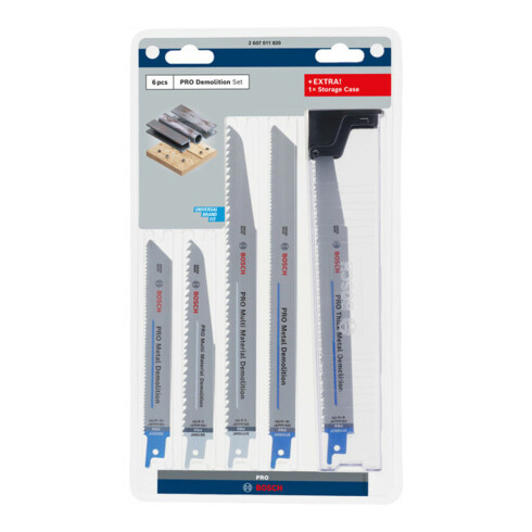 Bosch PRO Demolition Säbelsägeblatt Set, 6-tlg.