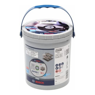 Bosch PRO Disque de coupe en acier inoxydable et métal, 115 x 1 x 22,23 mm, droit, 100 pcs