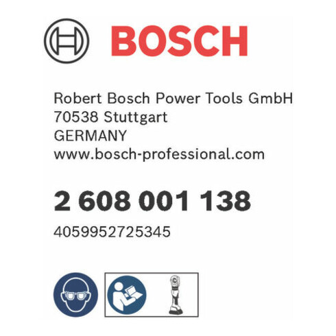 Bosch PRO Embout de presse, K16 AL, 50 mm², aluminium