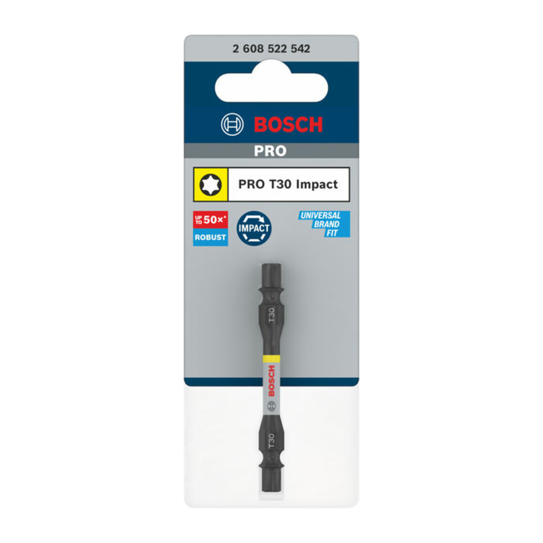 Bosch PRO embout de vissage à double lame avec inserts Pick and Click, T30, 65 mm