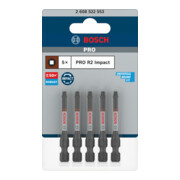 Bosch PRO Embout d'impact Robertson, R2, 55 mm, 5 pcs-2