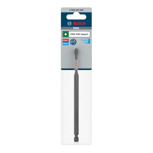 Bosch PRO Embout Pozidriv à chocs, PZ2, 150 mm