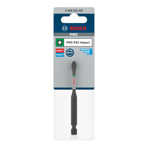 Bosch PRO Embout Pozidriv Impact, PZ2, 90 mm