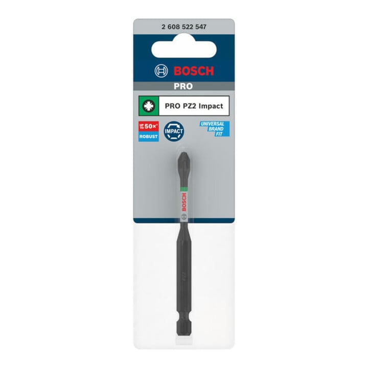 Bosch PRO Embout Pozidriv Impact, PZ2, 90 mm