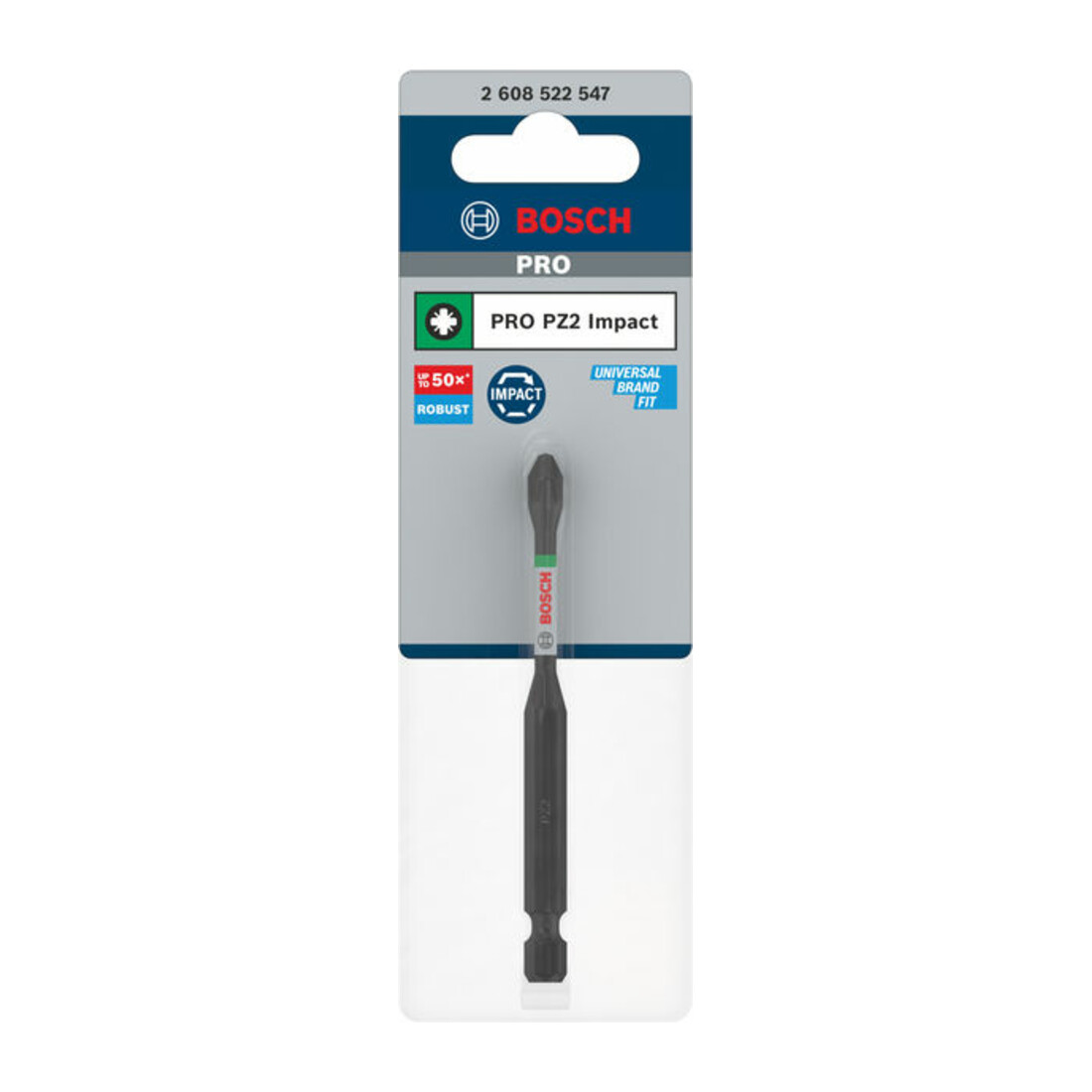 Bosch PRO Embout Pozidriv Impact, PZ2, 90 mm