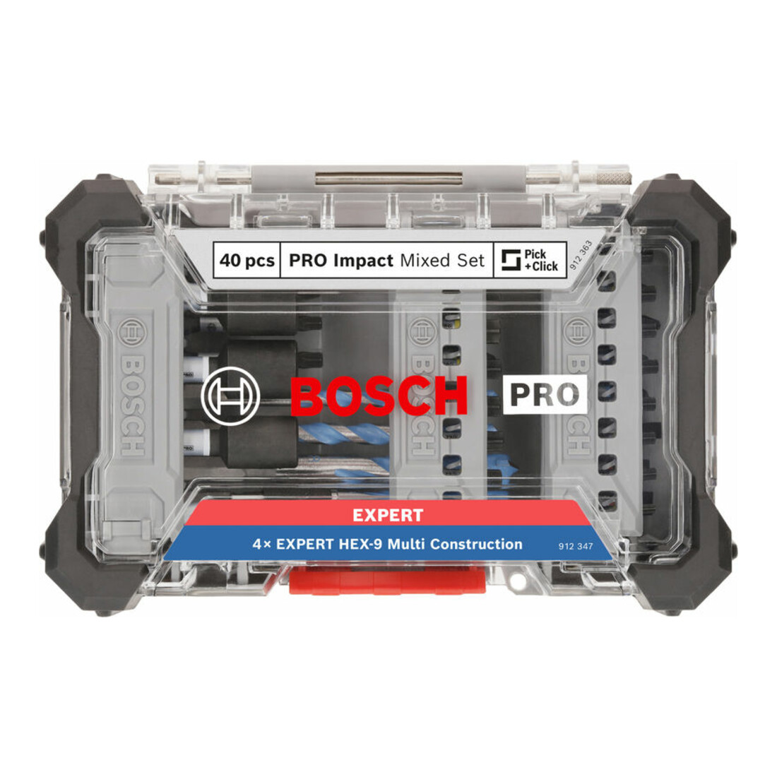 Bosch PRO Embouts de vissage et set de forets Multi Construction, 40 pcs