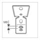 Bosch PRO FMI-M6/M8 metalen ophanger