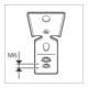 Bosch PRO FMI-M6/M8 metalen ophanger