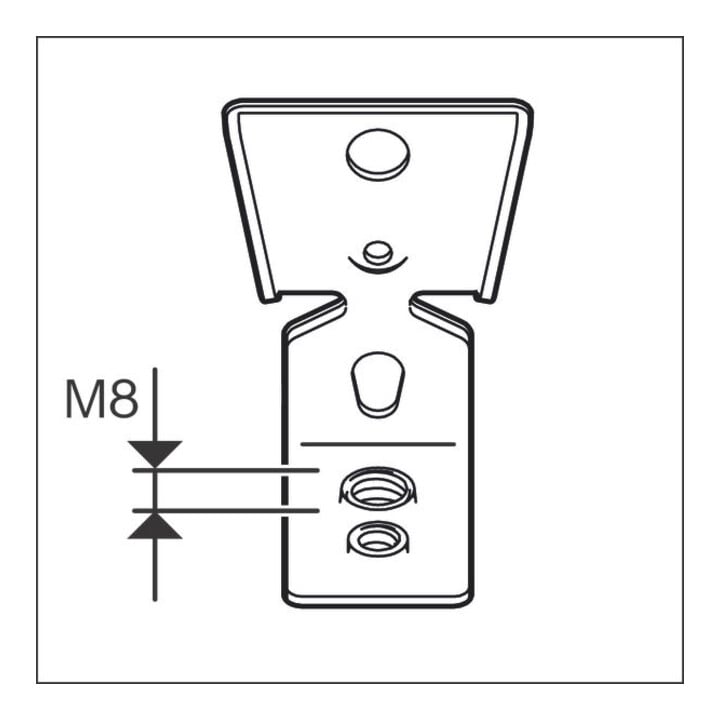 Bosch PRO FMI-M6/M8 metalen ophanger