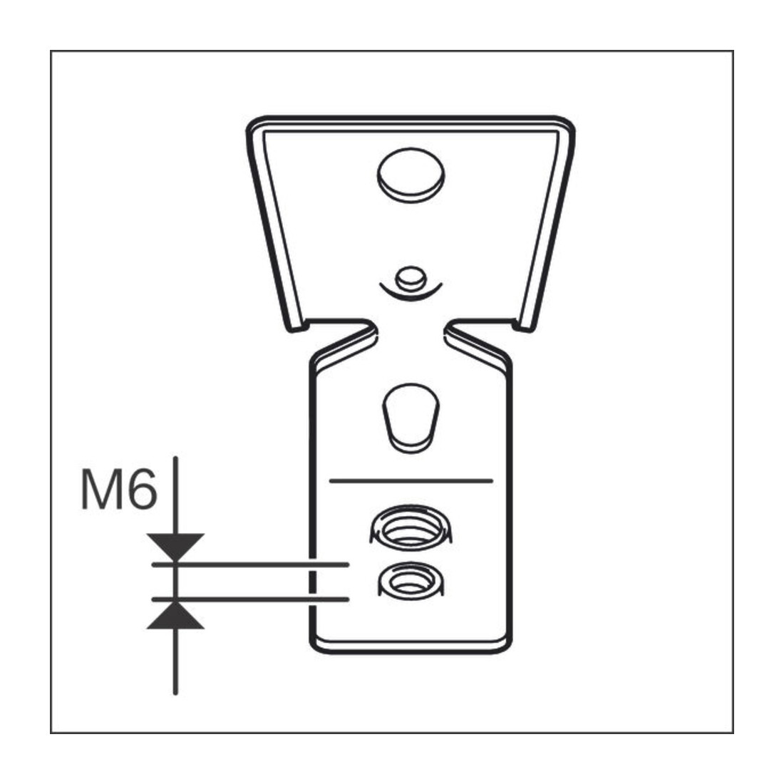 Bosch PRO FMI-M6/M8 Metallaufhänger