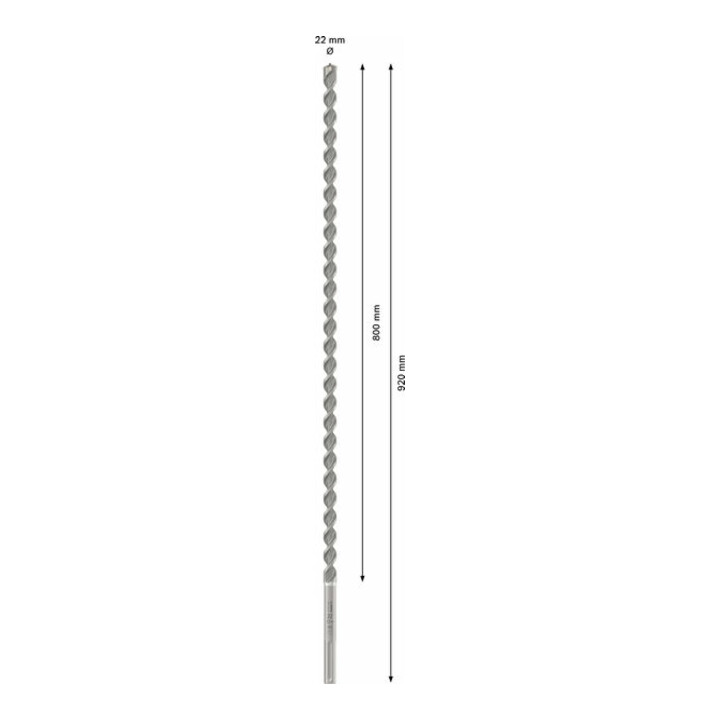 Bosch PRO Foret à marteau SDS max-4, 22 x 800 x 920 mm
