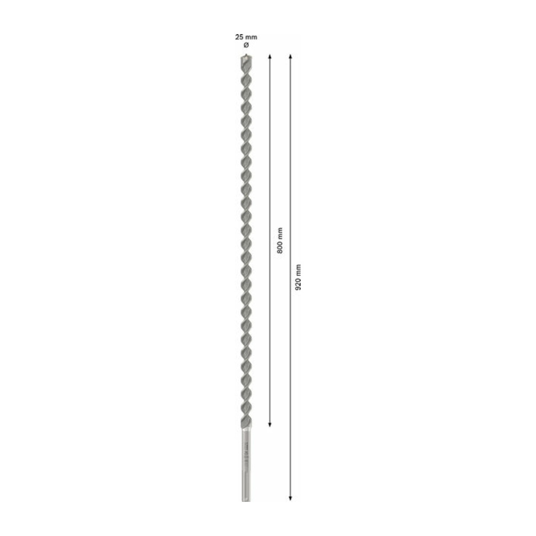 Bosch PRO Foret à marteau SDS max-4, 25 x 800 x 920 mm