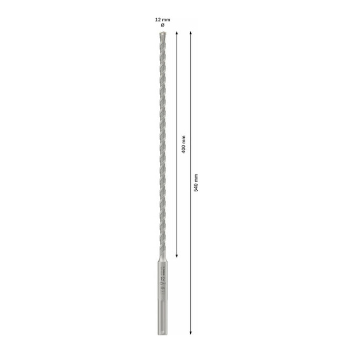 Bosch PRO Foret à percussion SDS max-4, 12 x 400 x 540 mm