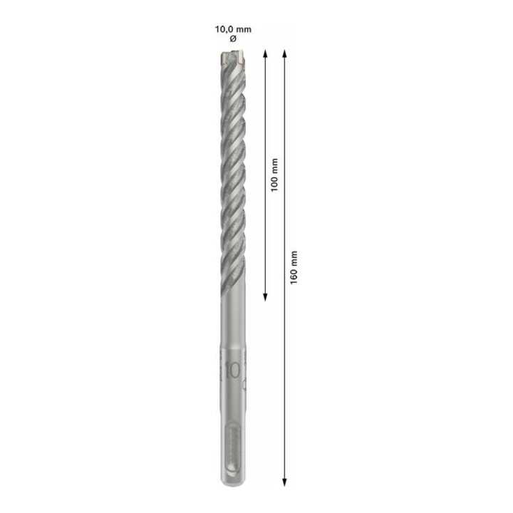 Bosch PRO Foret à percussion SDS plus-5X, 10 x 100 x 160 mm