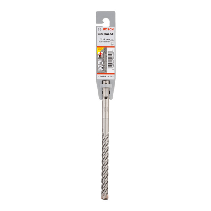 Bosch PRO Foret à percussion SDS plus-5X, 10 x 100 x 160 mm