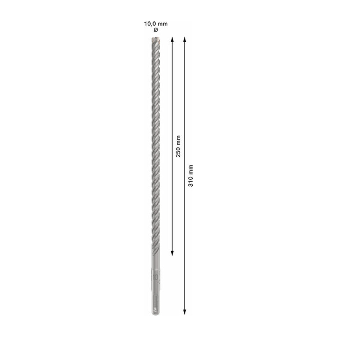 Bosch PRO Foret à percussion SDS plus-5X, 10 x 250 x 310 mm