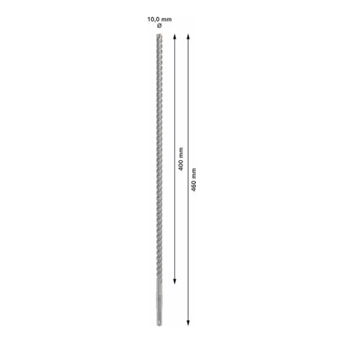 Bosch PRO Foret à percussion SDS plus-5X, 10 x 400 x 460 mm