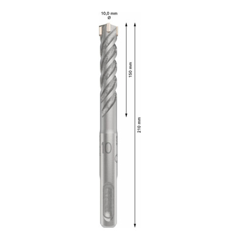 Bosch PRO Foret à percussion SDS plus-5X, 10 x 50 x 110 mm