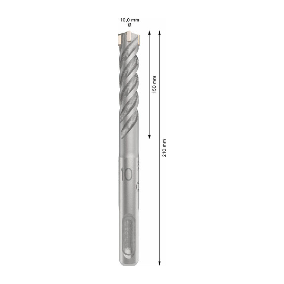 Bosch PRO Foret à percussion SDS plus-5X, 10 x 50 x 110 mm