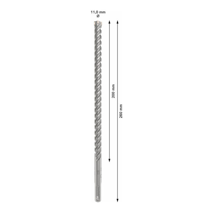 Bosch PRO Foret à percussion SDS plus-5X, 11 x 200 x 260 mm