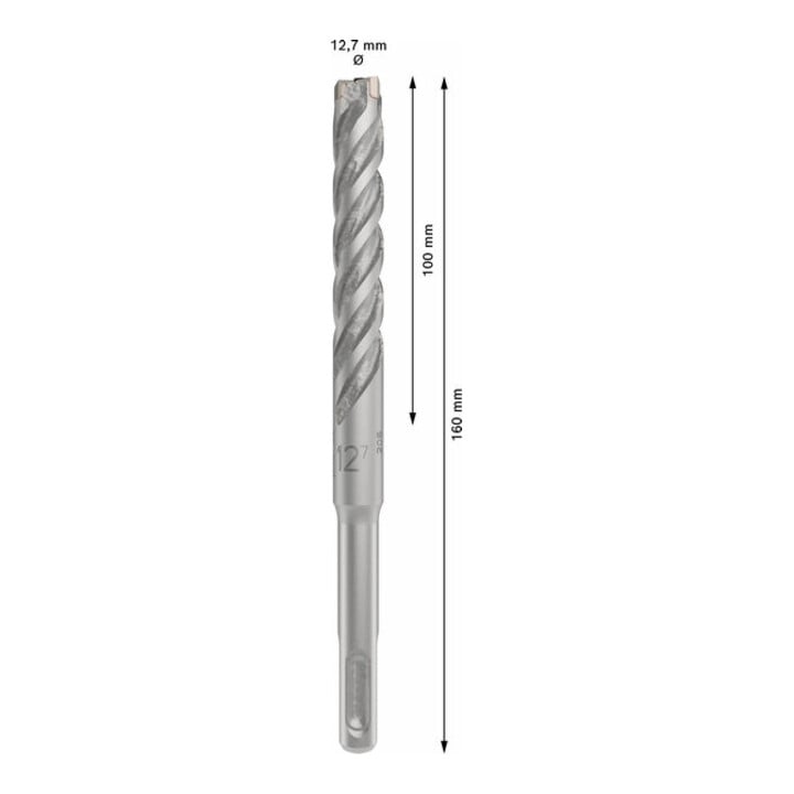 Bosch PRO Foret à percussion SDS plus-5X, 12,7 x 100 x 160 mm