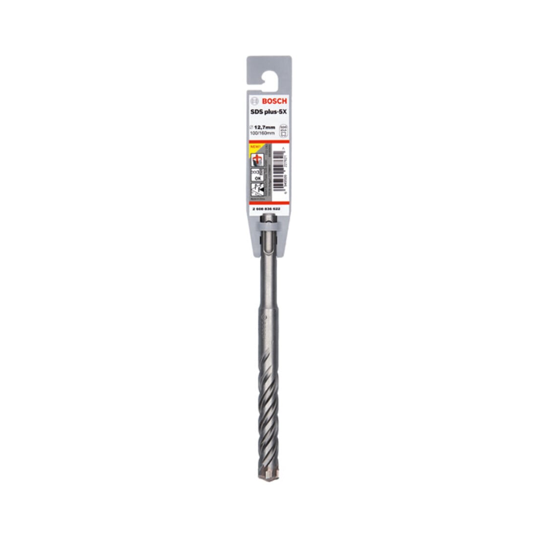 Bosch PRO Foret à percussion SDS plus-5X, 12,7 x 100 x 160 mm