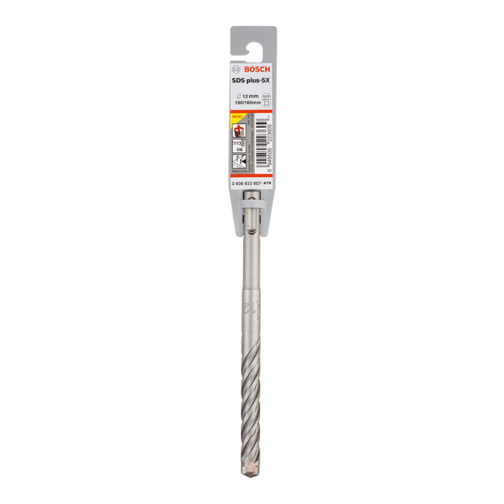 Bosch PRO Foret à percussion SDS plus-5X, 12 x 100 x 160 mm