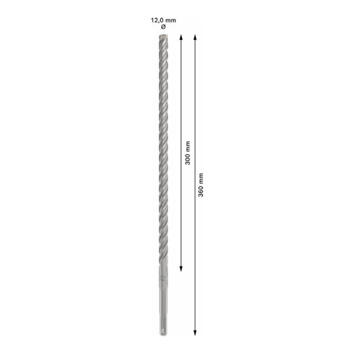 Bosch PRO Foret à percussion SDS plus-5X, 12 x 300 x 360 mm