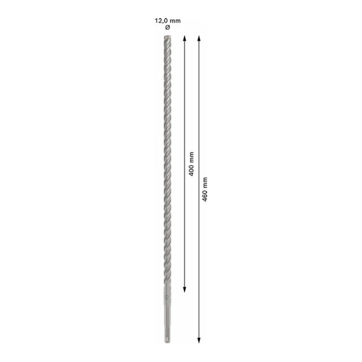 Bosch PRO Foret à percussion SDS plus-5X, 12 x 400 x 460 mm
